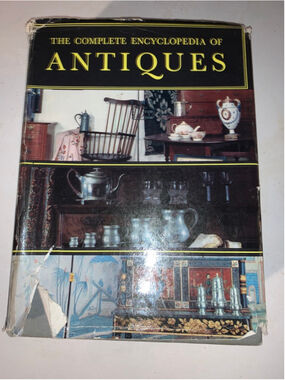 The Complete Encyclopedia of Antiques Coffee Table Book One Size Black
